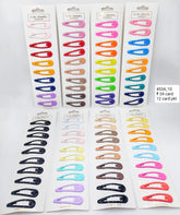 LiJie Jewelry Accessory 12 Pcs Multicolor Tic Tac Clips Hair Pins - Stylish Hair Accessories for Girls & Women